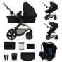 Kinderkraft Комбинирана количка MOOV 2 3в1, Pure Black