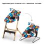 Kinderkraft Столче за хранене LIVY+ шезлонг CALMEE, Happy Shapes
