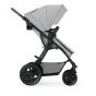 Количка KinderKraft Xmoov 2023, 3в1, Светло сива