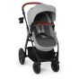 Количка KinderKraft Xmoov 2023, 3в1, Светло сива