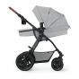 Количка KinderKraft Xmoov 2023, 3в1, Светло сива