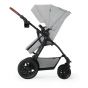 Количка KinderKraft Xmoov 2023, 3в1, Светло сива