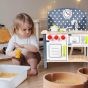 Дървена детска кухня - Звезди