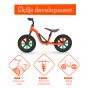 Светещо колело за балансиране Chillafish Charlie GLOW, Оранжев