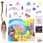 Кукла Mattel Barbie Color Reveal Totally Neon Fashions, с 25 изненади и промяна на цвета Brown