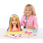 Кукла за прически Mattel Barbie Totally Hair Neon Rainbow Deluxe 20+ аксесоара