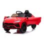 Лицензиран акумулаторен джип LAMBORGHINI URUS, червен