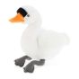 Лебед, екологична плюшена играчка от серията Keeleco, 20 см