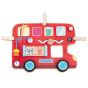 Lelin Toys Активна дъска - бизиборд, Автобус с различни активности