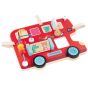Lelin Toys Активна дъска - бизиборд, Автобус с различни активности