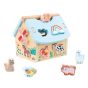 Lelin Toys Дървена ферма-сортер, с дървени животни