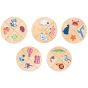Lelin Toys, Игра Лото, за тактилни усещания, Докосни и съпостави