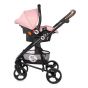 Lorelli Детска количка CRYSTA + чанта 3в1, Blossom Pink