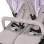Lorelli Детска количка за близнаци DUO, Grey Dots
