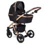 Lorelli Детска комбинирана количка RIMINI Premium, Black Stars