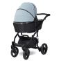 Lorelli Детска комбинирана количка RIMINI Premium, Silver Blue Stars