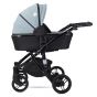 Lorelli Детска комбинирана количка RIMINI Premium, Silver Blue Stars