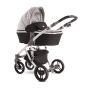 Lorelli Детска комбинирана количка RIMINI Premium, Grey Stars