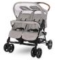 Lorelli Детска количка за близнаци TWIN + чанта, Grey