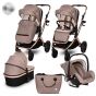 Lorelli Бебешка комбинирана количка 3в1 GLORY, Beige