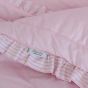 Blossom Bay Бебешки спален комплект Къдрици с олекотена завивка – розово с райе