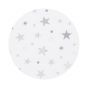 Chipolino Сгъваем бебешки матрак 60х120х6см, Бял - Сиви звезди