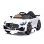 Лицензирана детска акумулаторна кола Mercedes GTR AMG, бял