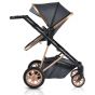 Moni Комбинирана детска количка 2В1 MIDAS, Черна