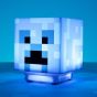  Minecraft Лампа Creeper синя