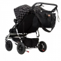 Mountain Buggy Чанта за количка двойна, черна включва подложка за новородено и халки