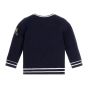 Guess Детски памучен пуловер за момче ECO SMART BLUE