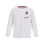 Guess Bear Детска блуза с дълъг ръкав за момче PURE WHITE
