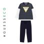 Guess Детски комплект за момче G-CHAIN NAVY PRINT