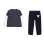Guess Детски комплект за момче G-CHAIN NAVY PRINT