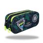 Coolpack Ученически несесер с два ципа DUKE Badges B`GREEN