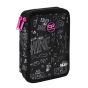 COOLPACK Ученически несесер с пособия  Jumper XL - B&W SCRIBBLE