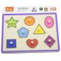 Viga Toys Образователен детски пъзел с геометрични форми