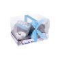 Interbaby Възглавничка за колики с черешови костилки + Плюшена играчка Blue Sleep Sheep