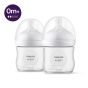 Philips AVENT SCD34031 Комплект електрическа помпа за изцеждане на кърма Natural Motion Advanced + 4 бр. шишета Natural Response, 5 бр. контейнери VIA, залъгалка, подплънки и четка за почистване