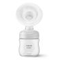 Philips AVENT SCD34031 Комплект електрическа помпа за изцеждане на кърма Natural Motion Advanced + 4 бр. шишета Natural Response, 5 бр. контейнери VIA, залъгалка, подплънки и четка за почистване