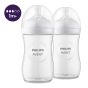 Philips AVENT SCD34031 Комплект електрическа помпа за изцеждане на кърма Natural Motion Advanced + 4 бр. шишета Natural Response, 5 бр. контейнери VIA, залъгалка, подплънки и четка за почистване