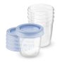Philips AVENT SCD34031 Комплект електрическа помпа за изцеждане на кърма Natural Motion Advanced + 4 бр. шишета Natural Response, 5 бр. контейнери VIA, залъгалка, подплънки и четка за почистване