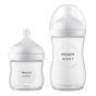Комплект за новородено Philips AVENT SCD83811 с 4 шишета за хранене Natural Response с биберони без протичане, залъгалка Ultra Soft и четка за почистване