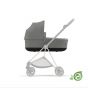 Cybex Кош за новородено Mios 3 Lux New Generation Eco, Pearl Grey