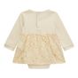 Guess Бебешка рокля за изписване CREAM WHITE