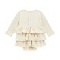 Guess Бебешка рокля за изписване LIGHT OATMEAL HEATHER