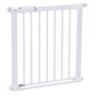Safety 1st Универсална метална преграда за врата с плосък праг, отваря се в двете посоки, бял цвят