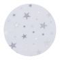Chipolino Сгъваем бебешки матрак 60х120х6см, Платина - сиви звезди