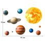 Sipo Детски стикер за стена за детска стая - Планети Слънчева система PAT38466