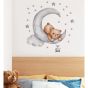 Sipo Детски стикер за стена - Мече Луна PAT38459